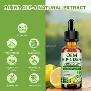 10-en-1 formule avancée sans sucre végétalien organique GLP-1 gouttes liquides supplémentaires pour adultes suppléments à base de plantes - Product Image 5