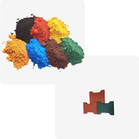 Pigment fer coloré rouge, 130 noir, 4330 caoutchouc