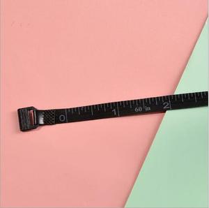 150 centimetri di Modo Morbido Retrattile Nero Nastro di Misurazione per il Corpo di Tessuto Da Cucire Su Misura Panno di Lavoro A Maglia di Casa Craft Misure - Product Image 4