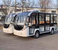 Bus touristique électrique avec climatisation, longue autonomie, transport de passagers, bus tout-terrain pour les entreprises