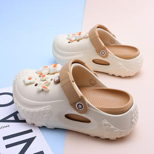 รองเท้าแตะผู้หญิงสไตล์ใหม่สำหรับฤดูร้อน พื้นนุ่ม ส้นหนา กันลื่น ระงับกลิ่น สีขาว ชมพู เบจ ดำ ไซส์ 35 40 - Product Image 1