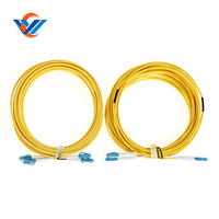 Câble de brassage fibre optique LC UPC vers LC UPC Duplex OS2 Monomode 2.0mm G.657.A2 avec gaine PVC/LSZH pour WAN/LAN/FTTX - Prix usine
