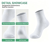 Médias sportifs |   Chaussettes d'extérieur pour jeunes OEM ODM Elite, respirantes, séchage rapide, automne, basketball, course à pied, ski, antidérapantes, football
