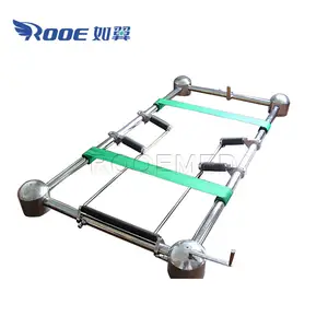 GA002 Funeral European Style And Metal Material Cemetery Lift Casket Coffin Lowering Device With Placement Arm