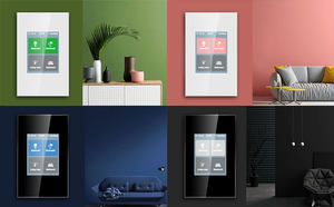 El interruptor de luz inteligente táctil LCD de 4 entradas a <span class=keywords><strong>precio</strong></span> de fábrica de LANBON funciona con Tuya Homekit Control de voz Google Home <span class=keywords><strong>Alexa</strong></span> Siril - Product Image 5