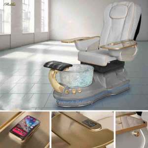 Nouvelle arrivée <span class=keywords><strong>Pronne</strong></span> luxe Nail Salon Shop Télécommande Mobile Manucure Spa Chaise Pédicure Pas de plomberie - Product Image 2