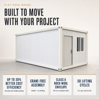 Abri d'urgence préfabriqué modulaire en conteneur à montage rapide pour hébergement temporaire