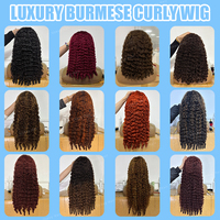 Perruques de cheveux humains bruts vietnamiens à succès, sans colle, avec dentelle HD, bouclées birmanes, fournisseur de perruques frontales en cheveux humains