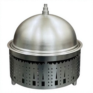 Olla de Metal con Acabado Mate, Utensilios de Cocina Hechos a Mano, Cacerola de Diseño, Calentador de Alimentos de Metal de Primera Calidad - Product Image 1