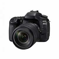 Kamera DSLR Canon EOS 80D Bekas dengan Lensa 18-55mm 24.2MP Dual Pixel AF Video 1080p Layar Sentuh Pengiriman Cepat