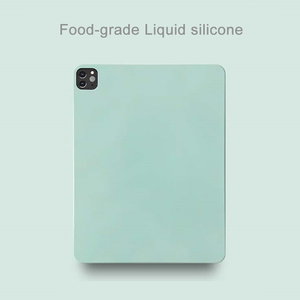 Coque en silicone liquide pour <span class=keywords><strong>iPad</strong></span> <span class=keywords><strong>Pro</strong></span> Air 2024 13 11 12.9 <span class=keywords><strong>7</strong></span> 8 9 <span class=keywords><strong>10</strong></span> génération étuis 4 5 <span class=keywords><strong>10</strong></span>.9 <span class=keywords><strong>10</strong></span>.2 MINI 6 housse complète pour tablette - Product Image 2
