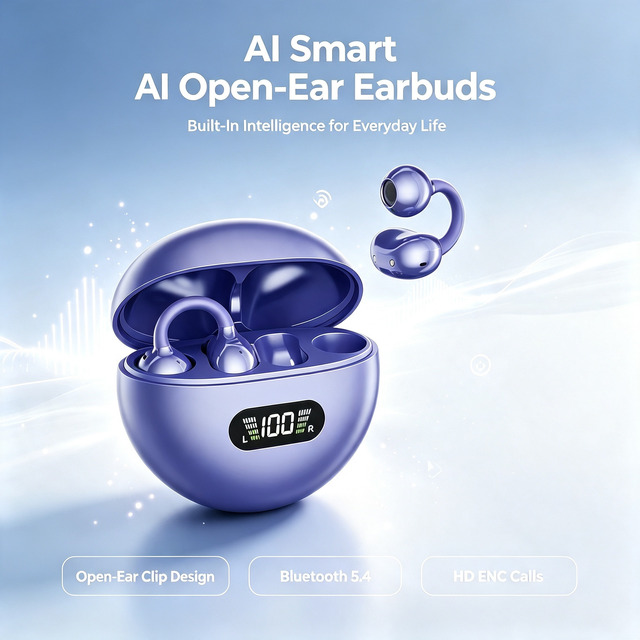 TWS Wireless Earbuds Blue Tooth Headphones Fast Charging Touch Control Noise Reduction Gaming Music Sports Use
