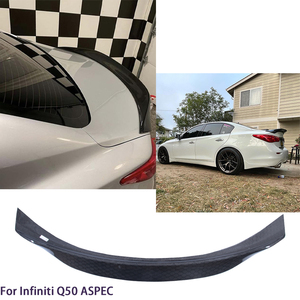 Aileron arrière style ASPEC en fibre de carbone nid d'abeille pour Q50 Q50S Q50L 2013-2023 - Product Image 2