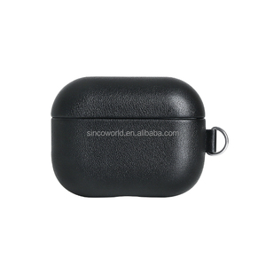 Emballage de boîte-cadeau <span class=keywords><strong>personnalisable</strong></span> Étui pour casque d'écoute personnalisé Étui de protection en cuir pour airpods Pro 2 3 - Product Image 6