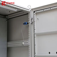 Armoire électrique multi-portes en acier EControl, avec étagères, ventilée, indice de protection IP65, revêtement en poudre (personnalisation complète en usine)