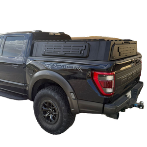 Ford F-150 Raptor 2022 – Capots de benne articulés en alliage d'aluminium 5,5 pieds pour 4x4 tout-terrain, légers, étanches, 3 portes ouvrables, sportifs et verrouillables - Product Image 1