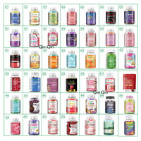 Complément Cutané Marque Blanche Gommes Éclat L-GLUTATHION Bonbons Cheveux Ongles Peau Biotine Collagène Gommes Éclaircissantes pour la Peau