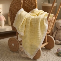 Couverture tricotée en jacquard de mouton super confortable et mignon pour bébé et nouveau-né SX
