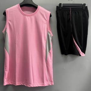 Seragam Sepak Bola Kustom Tim, Jersey Tanpa Lengan yang Bernapas dengan Teknologi Pengeringan Cepat - Product Image 1