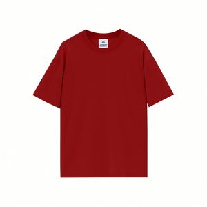 เสื้อยืดแขนสั้นทรงโอเวอร์ไซส์แบบกำหนดเอง ลายฟุตบอลสำหรับผู้ชาย ผ้าหนา - Product Image 4