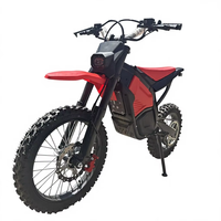 Moto électrique tout-terrain haute puissance 60V 1500W avec pneus 14/17 pouces, vitesse maximale 80 km/h, idéale pour les zones scéniques et événements