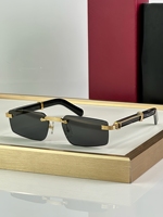 Gafas de Sol Retro sin Marco para Hombre y Mujer con Lentes de Corte Diamante, Protección UV400, Diseño Lujoso y Moderno
