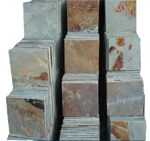 Rusty Slate Stone Flooring Tiles ,Slate Slabs For Sale