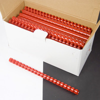 Peigne de reliure en plastique spirale en PVC coloré 21 anneaux pour reliure de cahier à feuilles mobiles fournitures de bureau et scolaires