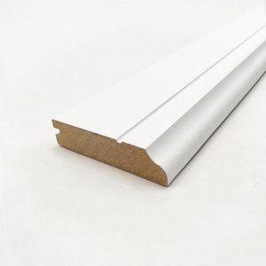 <span class=keywords><strong>Plinthe</strong></span> en <span class=keywords><strong>MDF</strong></span> MD7512 moderne de 5 pouces, en bois <span class=keywords><strong>MDF</strong></span> apprêté blanc, pour chambre à coucher, design simple - Product Image 1