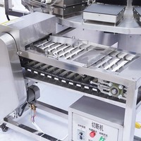 Machine industrielle à gaufres pour cornets de crème glacée, cornets de boulangerie, rouleaux d'œufs et gâteaux, machine à rouler les biscuits industrielle