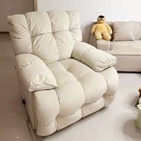 Canapé électrique multifonctionnel paresseux, style inspiré du luxe, fauteuil pivotant pliable, fauteuil à bascule chauffant et massant