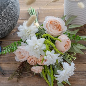 Bouquet de fleurs artificielles en PVC souple, effet brume et nuages, pour mariage et décoration intérieure CF01473 - Product Image 2