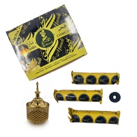 YKS 35mm Inde Meilleures ventes Al Afandi Tablettes de charbon de bois rondes pour chicha, à allumage instantané et sans fumée, à base de bois de fruits