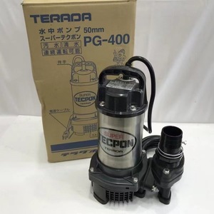 ปั๊มน้ำใต้น้ำ Terada Super Tecpon รุ่น PG-400 ขนาด 50 มม. สำหรับน้ำสกปรกและน้ำสะอาด ใช้งานต่อเนื่อง - Product Image 1