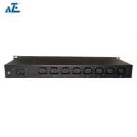 AZE 1U 19 pouces, montage en rack, 24 prises C13, surveillance à distance, PDU intelligent, noir, 15A 220V, transmission d'énergie électrique, CE/RoHS