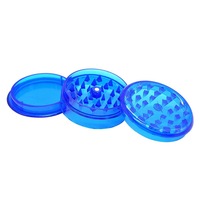 Briquets et accessoires pour fumeurs Moulin à herbe et tabac en plastique 40mm 60mm avec logo personnalisé à prix de gros bon marché