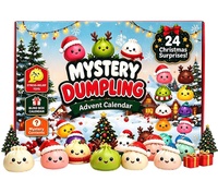 Calendrier de l'Avent de Noël 24 Jours : Boîte Mystère avec Jouet Anti-Stress en Mousse Souple – En Stock