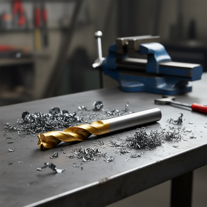 Foret hélicoïdal HSS-Co 3,9 mm, revêtement TiN, auto-centrant pour le perçage du métal - Product Image 3