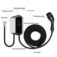 Usine En Gros 32A Mur Ev Chargeur Station Type1 et Type 2 Voiture Wallbox Chargeur 7kw Charge Rapide Mur Ev Chargeur