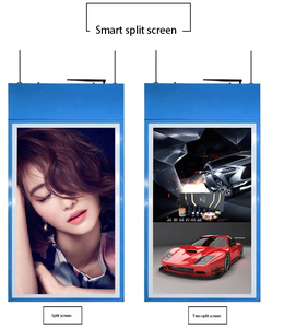 55 inch hai mặt treo Máy nghe nhạc quảng cáo biển Android Màn hình <span class=keywords><strong>LCD</strong></span> cửa sổ hiển thị kỹ thuật số Bảng menu thiết kế - Product Image 4