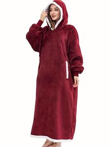 Bolso lateral 150 cm Comprimento Longo Manga Design Azul Rosa Roxo Vermelho Cinza Oversized <span class=keywords><strong>Hoodie</strong></span> Sweatshirt <span class=keywords><strong>Blanket</strong></span> - Product Image 3