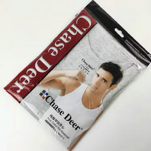 1.38 Dollar modèle ZLF003 Singlet poitrine M-2XL Chase cerf pur coton course blanc tricot Singlet côtelé débardeur avec des couleurs - Product Image 4