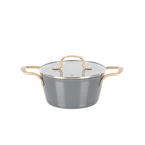 Ofen-und spülmaschinen festes Kochgeschirr Geschmiedeter Topf und Pfannen Aluminium Antihaft-Keramik beschichtung Kochgeschirrset - Product Image 2