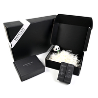 Logo imprimé personnalisé Ecommerce Abonnement ondulé petit emballage violet Boîte postale d'expédition postale