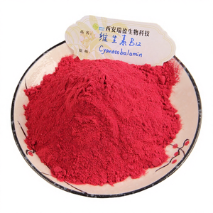 Vitamina B12 en Polvo de Grado Alimenticio CAS 68-19-9 <span class=keywords><strong>Cobalamina</strong></span> VB12 1% en Polvo - Product Image 1