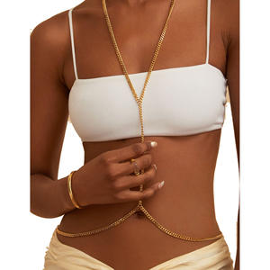 Corrente de Cintura Estilo Punk Hip Hop, Joia Corporal Grossa, para Festa, Sensual, para Uso com Biquíni, Calcinha, Roupa Íntima, Tanga, à Prova d'Água - Product Image 1