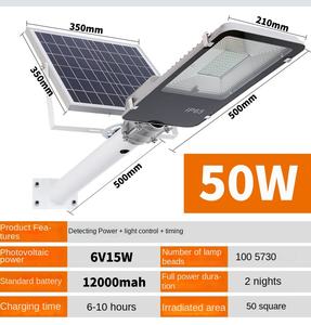 Lampe solaire LED intégrée étanche pour extérieur, avec télécommande intelligente et capteur jour/nuit, pour jardin et aménagement paysager - Product Image 4