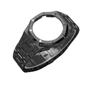 Kit de modification GA2100 avec bracelet en acier inoxydable et boîtier givré, procédé de sablage en acier mat pour la modification de la montre <span class=keywords><strong>GMA</strong></span>-<span class=keywords><strong>S2100</strong></span> - Product Image 6