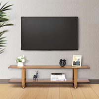 Meuble de salon en bois au meilleur prix Meuble TV avec rangement Console TV à panneaux en bois moderne avec étagère ouverte