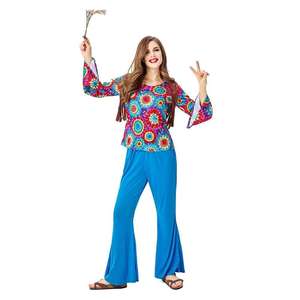 Costume rétro pour femmes pour Halloween, années 70, hippie, Halloween, Saturday Night <span class=keywords><strong>Fever</strong></span>, robe funky <span class=keywords><strong>disco</strong></span> ball - Product Image 4